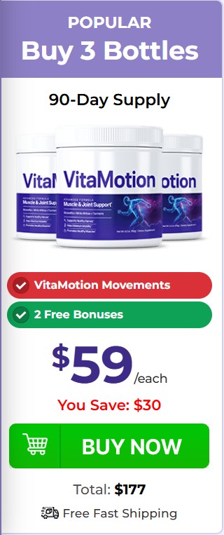 VitaMotion 3 Bottle Price